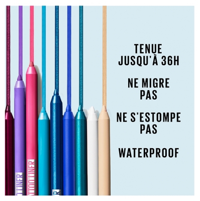 Maybelline New York Tattoo Liner Crayon Eyeliner Taillable 1,3 g - Couleur : 819 Galactic Cobalt