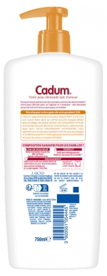Cadum Crème Lavante Surgras Miel de Fleurs Peaux Sèches à Très Sèches 1 L