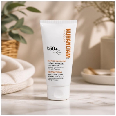 Nuhanciam Crème Invisible Anti-Taches Visage Cou Décolleté SPF50+ 50 ml