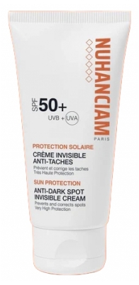 Nuhanciam Crème Invisible Anti-Taches Visage Cou Décolleté SPF50+ 50 ml