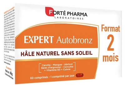 Forté Pharma Expert Autobronz Hâle Naturel 60 Comprimés