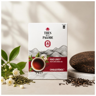 Thés de la Pagode Thé Hao Ling Bio 90 Sachets