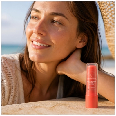 Arganicare Stick Solaire pour les Lèvres Invisible SPF50 4 g