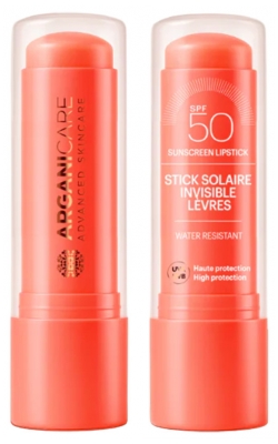 Arganicare Stick Solaire pour les Lèvres Invisible SPF50 4 g