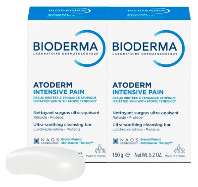 Avène XeraCalm A.D Pain Nettoyant Relipidant 2 x 100 g (à consommer de préférence avant le 30/06/2026)