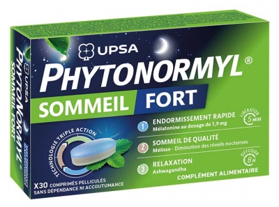 UPSA Phytonormyl Sommeil Fort 1 Mois 30 Comprimés