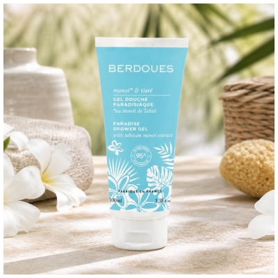 Berdoues Gel Douche Paradisiaque Tiaré & Monoï 100 ml