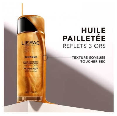 Lierac Sunissime L'huile Sublimatrice Corps Visage & Cheveux 100 ml