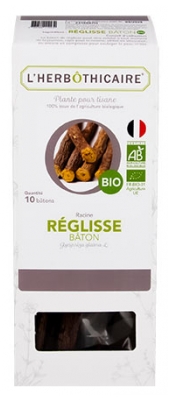 L'Herbôthicaire Réglisse Bio 10 Bâtons