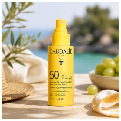 Caudalie Spray Invisible Visage et Corps Haute Protection SPF50 75 ml