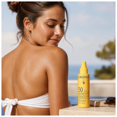 Caudalie Spray Invisible Visage et Corps Haute Protection SPF50 75 ml