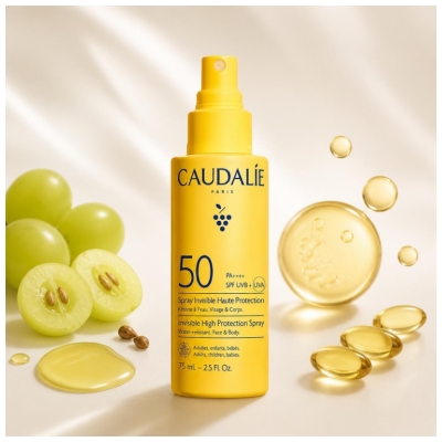 Caudalie Spray Invisible Visage et Corps Haute Protection SPF50 75 ml