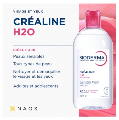 Bioderma Créaline H2O L'Eau Micellaire Originale Peaux Sensibles 850 ml
