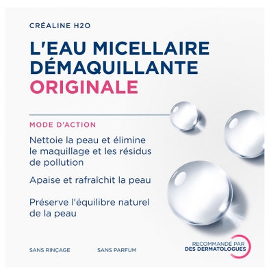 Bioderma Créaline H2O L'Eau Micellaire Originale Peaux Sensibles 850 ml