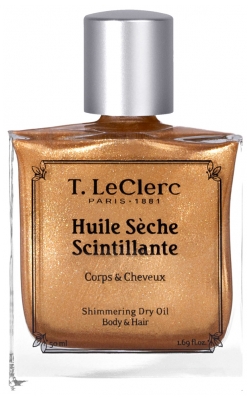 T.Leclerc Frangipanier Huile Sèche Scintillante 50 ml