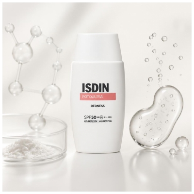 Isdin FotoUltra Redness Crème Solaire Anti-Rougeurs Visage SPF50 50 ml
