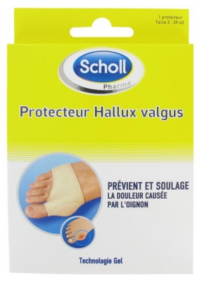 Protège-orteils Scholl Hallux valgus 1 - Taille : 39-42 (à consommer de préférence avant le 01/09/2026)