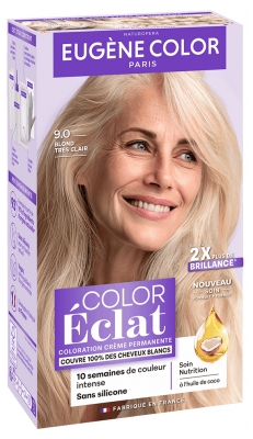 Eugène Color Color & Glow Coloration Ton sur Ton Sans Ammoniaque 115 ml - Coloration : 9.0 Blond Très Clair