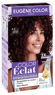 Eugène Color Color Éclat Coloration Ton sur Ton Sans Ammoniaque 115 ml - Coloration : 4.5 Châtain Acajou