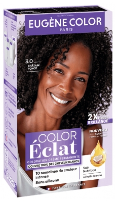 Eugène Color Color & Glow Coloration Ton sur Ton Sans Ammoniaque 115 ml - Coloration : 3.0 Châtain Foncé