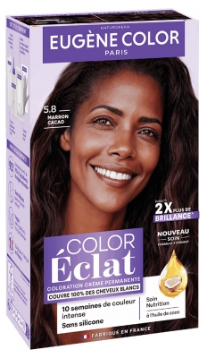 Eugène Color Color & Glow Coloration Ton sur Ton Sans Ammoniaque 115 ml - Coloration : 5.8 Marron Cacao