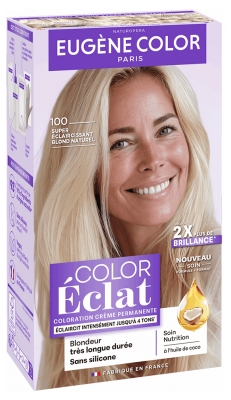 Eugène Color Color & Glow Coloration Ton sur Ton Sans Ammoniaque 115 ml - Coloration : 100 Super Éclaircissant Blond Naturel