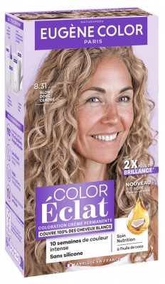 Eugène Color Color & Glow Coloration Ton sur Ton Sans Ammoniaque 115 ml - Coloration : 8.31 Blond Doré Cendré
