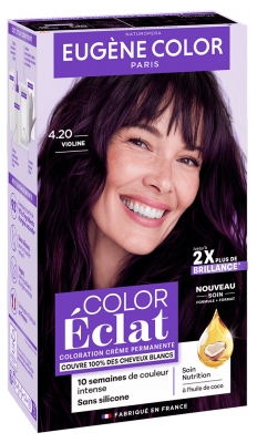 Eugène Color Color Éclat Coloration Ton sur Ton Sans Ammoniaque 115 ml - Coloration : 4.20 Violine