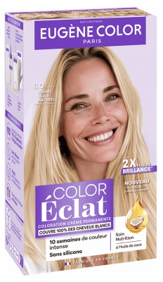 Eugène Color Color Éclat Coloration Ton sur Ton Sans Ammoniaque 115 ml - Coloration : 8.0 Blond Clair Naturel