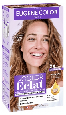 Eugène Color Color Éclat Coloration Ton sur Ton Sans Ammoniaque 115 ml - Coloration : 7.3 Blond Foncé Doré