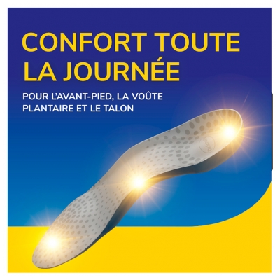 Scholl Semelles Tri-Comfort Easy-to-Fit Homme Pointures 40 - 47.5 1 Paire