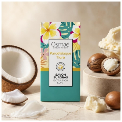 Osmaé Savon Surgras Tiaré Paradisiaque 100 g