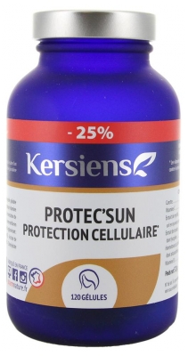 Soin solaire Protect'Sun 120 capsules - Protection cellulaire renforcée (à consommer de préférence avant le 30/06/2026)