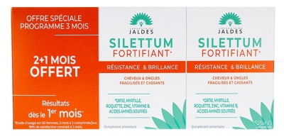 Complément alimentaire pour renforcer les cheveux et les ongles - Lot de 180 comprimés (à consommer de préférence avant le 30/06/2026)