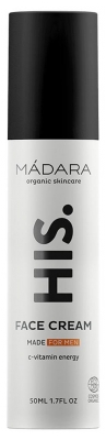Crème Visage Pour Homme Bio 50 ml (à consommer de préférence avant le 30/07/2026)