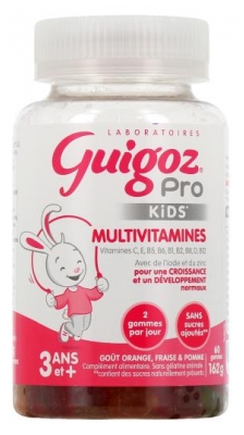 Gummies Vitamine D3 et Calcium pour Enfants - Boîte de 60 Gommes (à consommer de préférence avant le 30/07/2026)