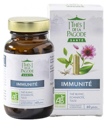 Gélules Immunité Bio - Thés de la Pagode (à consommer de préférence avant le 07/07/2026)