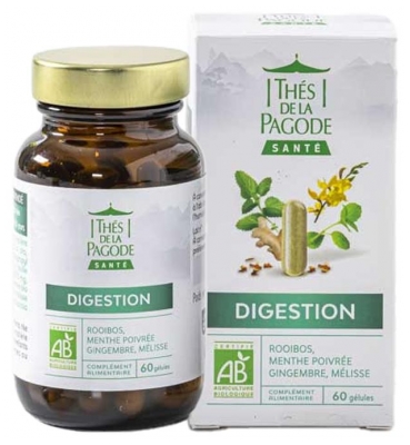 Complément alimentaire pour le bien-être digestif - 60 gélules Bio (à consommer de préférence avant le 31/07/2026)