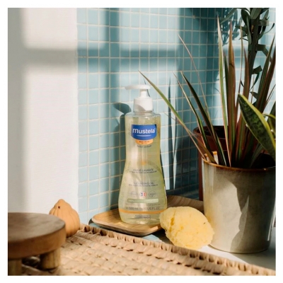 Mustela Huile Lavante à l'Avocat Bio Peau Sèche 500 ml