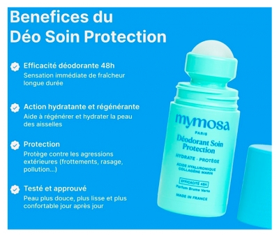 Mymosa Déodorant Soin Protection Hydrate et Protège 50 ml