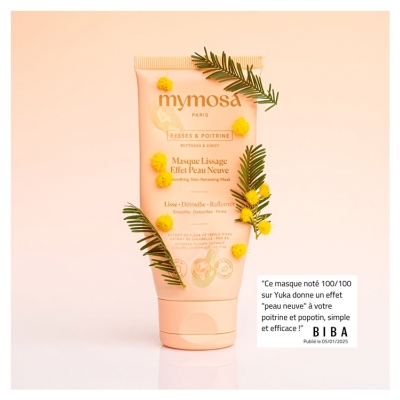 Mymosa Masque Lissage Effet Peau Neuve Fesses & Poitrines Bio 100 ml
