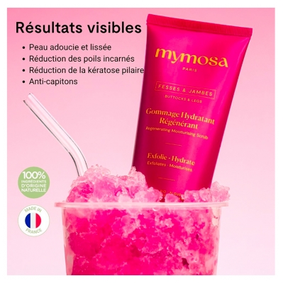 Mymosa Masque Lissage Effet Peau Neuve Fesses & Poitrines Bio 100 ml
