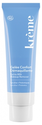 Krème Gelée Confort Démaquillante Toux Types de Peaux Bio 150 ml