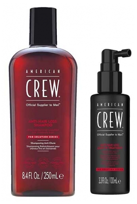 American Crew Shampoing Antui-Chute Cheveux 250 ml + Traitement Anti-Chute Cheveux 100 ml