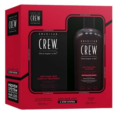 American Crew Shampoing Antui-Chute Cheveux 250 ml + Traitement Anti-Chute Cheveux 100 ml