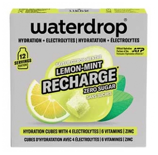 Waterdrop Microlytes Sans Sucres Recharge 12 Unités - Saveur : Citron-Menthe