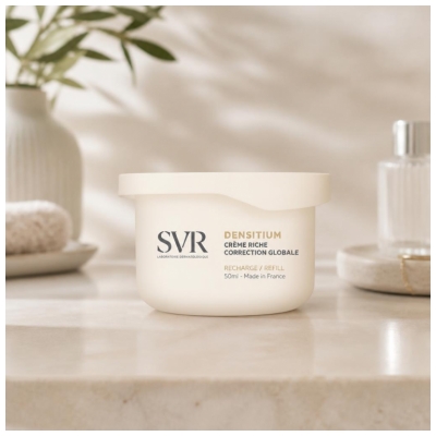 SVR Densitium : Soins anti-âge 45+ Crème Riche Redensifiante Ultra-Nourrissante Recharge 50 ml
