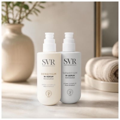 SVR Densitium : Soins anti-âge 45+ Bi-Sérum Repulpant Recharge 2 x 15 ml