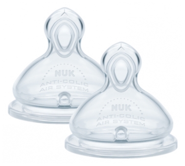 NUK First Choice 2 Tétines Perçage XL Dès 6 Mois