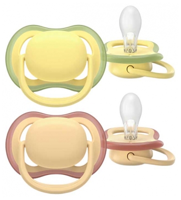Avent Ultra Air Nature 2 Sucettes Unies 0-6 Mois